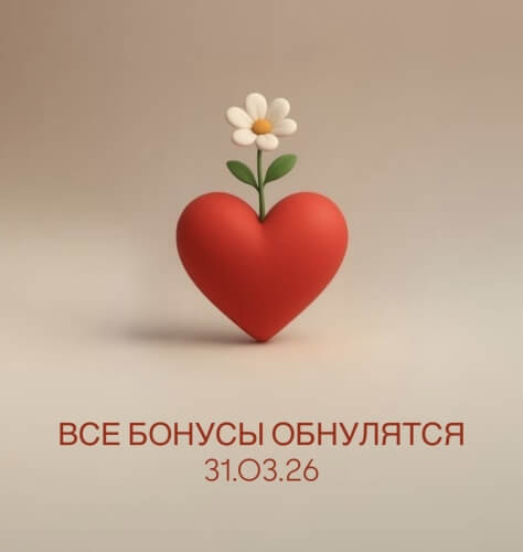 ВСЕ БОНУСЫ ОБНУЛЯТСЯ 31.03.26! Читай информацию!
